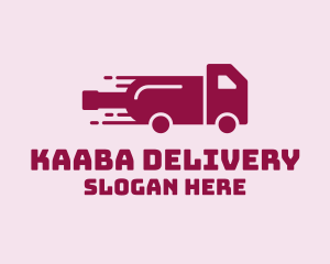 Wine Delivery Truck  logo design