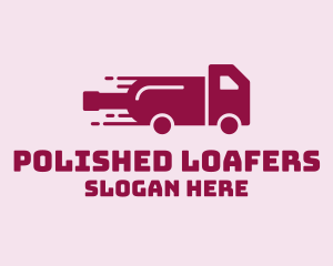 Wine Delivery Truck  logo design