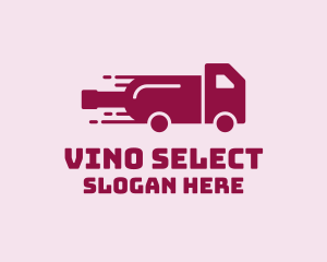 Wine Delivery Truck  logo