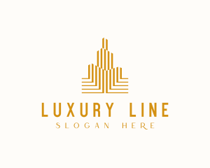 Luxury Hotel Tower Building logo design