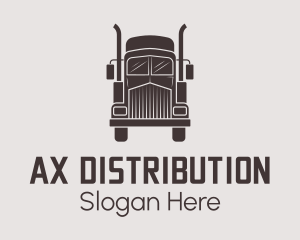 Distribution Trucking Company logo design