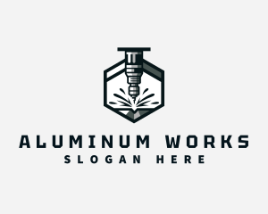 Industrial CNC Machine logo design