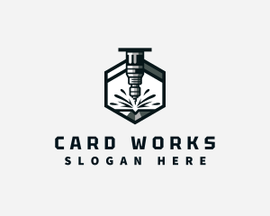 Industrial CNC Machine logo design