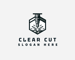 Industrial CNC Machine logo design