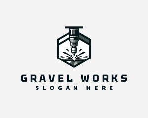 Industrial CNC Machine logo design