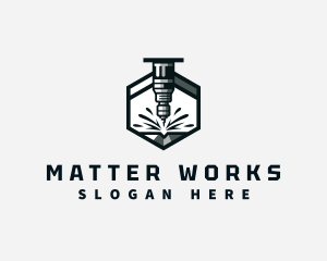 Industrial CNC Machine logo design