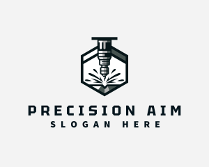 Industrial CNC Machine logo design