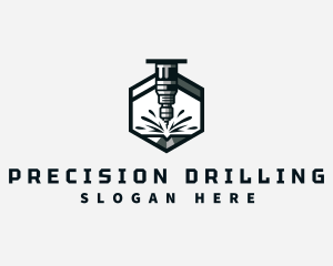 Industrial CNC Machine logo design