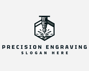 Industrial CNC Machine logo design