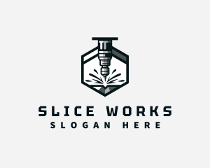 Industrial CNC Machine logo design