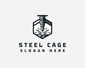 Industrial CNC Machine logo design