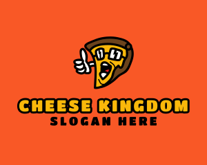 Cool Pizza Cartoon  logo