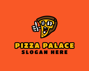 Cool Pizza Cartoon  logo design