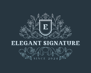 Floral Flower Boutique logo design