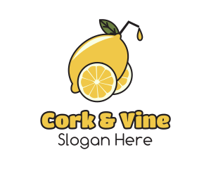 Lemonade Lemon Juice logo design