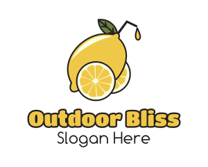 Lemonade Lemon Juice logo design