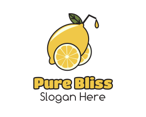 Lemonade Lemon Juice logo design