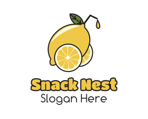 Lemonade Lemon Juice logo design