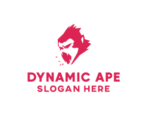 Pink Monkey Ape logo design