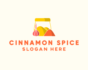 Onion Spice Powder Condiments logo design