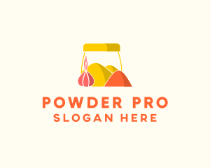 Onion Spice Powder Condiments logo design