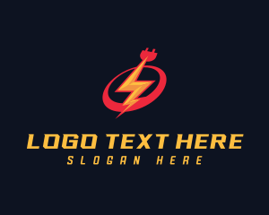 Electric Charge Lightning Bolt logo