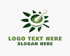 Cannabis Marijuana Plant logo