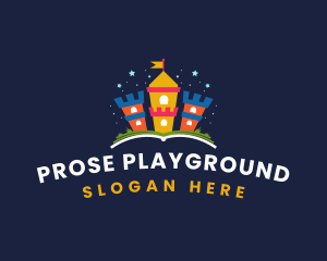 Daycare Castle Playground logo design