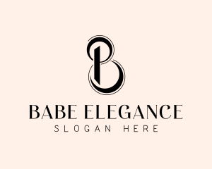 Upscale Boutique Letter B logo design