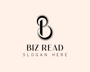 Upscale Boutique Letter B logo design