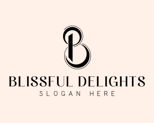 Upscale Boutique Letter B logo design