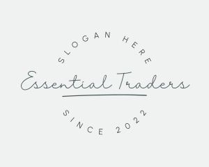 Elegant Feminine Cursive logo design