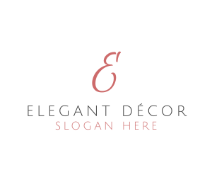 Elegant Stylish Spa logo design