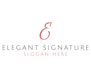 Elegant Stylish Spa logo design