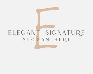 Feminine Elegant Lifestyle logo design