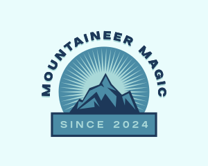 Mountain Hiker Summit logo design