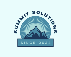 Mountain Hiker Summit logo design