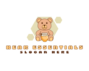 Teddy Bear Honey logo design