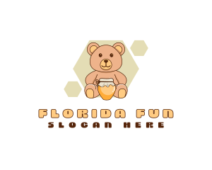 Teddy Bear Honey logo design