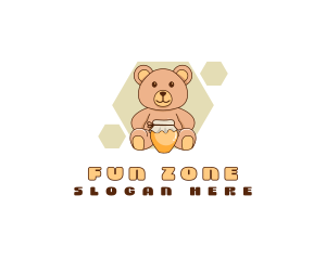 Teddy Bear Honey logo design