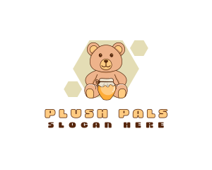 Teddy Bear Honey logo design