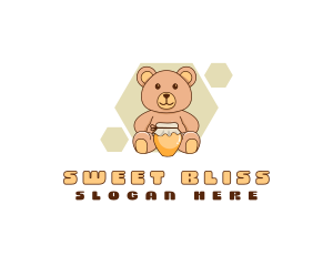 Teddy Bear Honey logo design