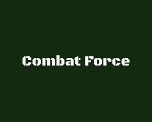 Military Army Wordmark Logo