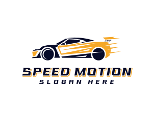 Motorsport Race Car logo design