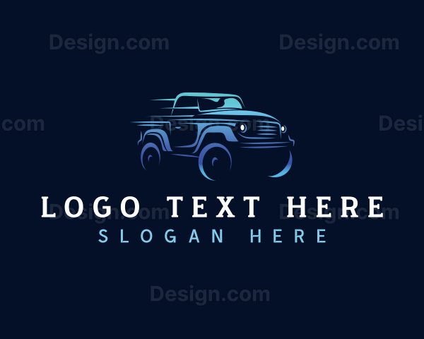 Pickup Truck Vehicle Logo