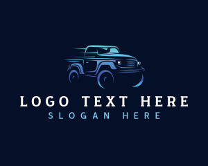 Pickup Truck Vehicle logo