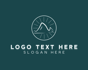 Mountain Peak Hiking  Logo