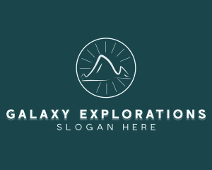 Mountain Peak Hiking  logo design