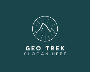 Mountain Peak Hiking  logo design