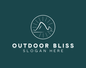 Mountain Peak Hiking  logo design